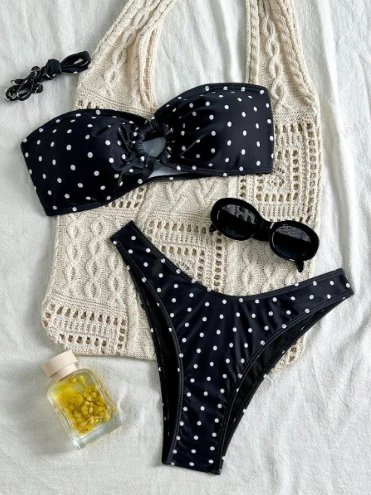 Fionas bandeau polka dot basic